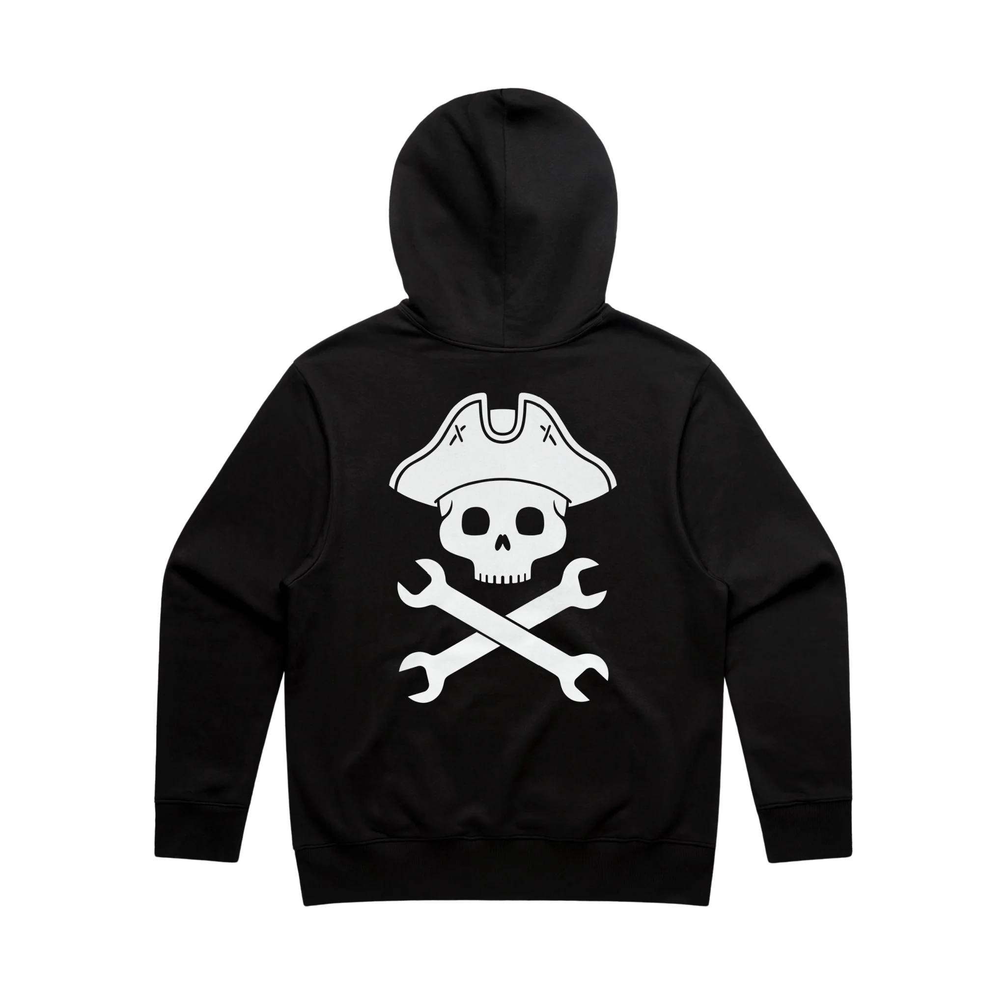 JOLLY ROGER HOODIE BLACK